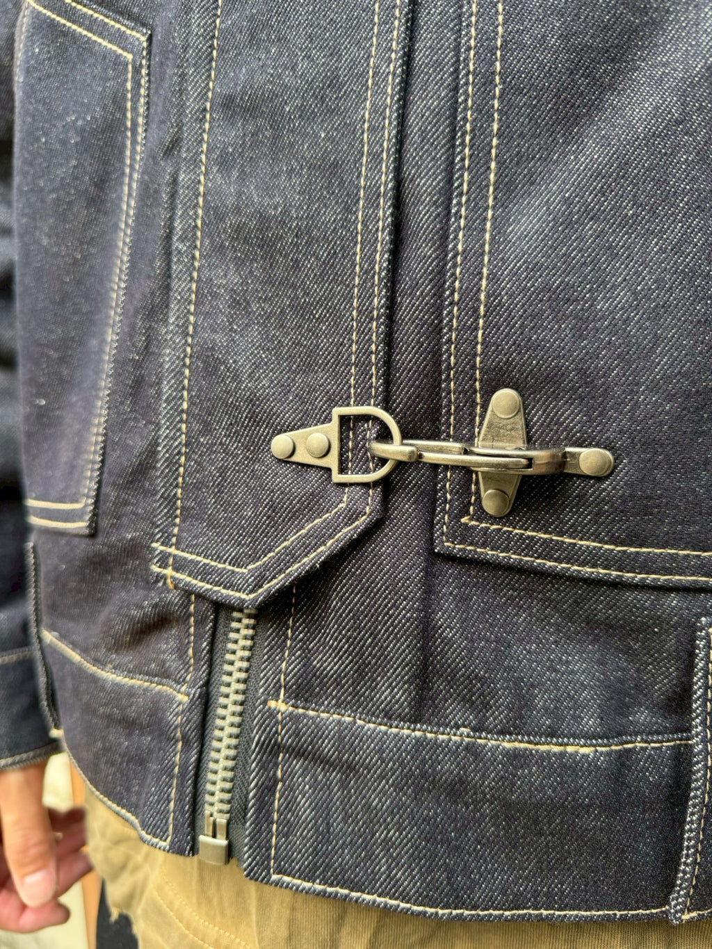 CRACK FIREMAN DENIM JACKET