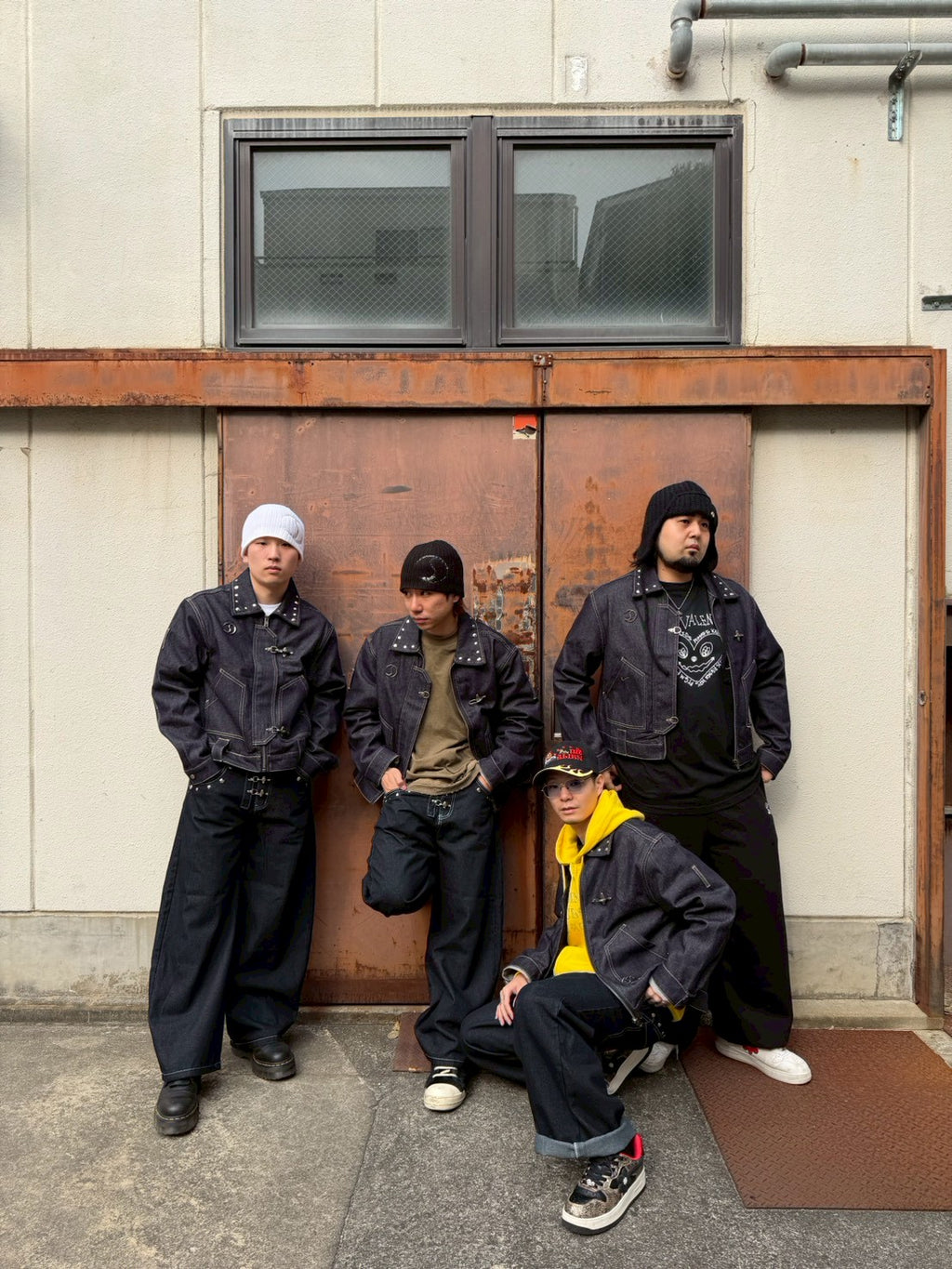 CRACK METALLIC RACE BEANIE