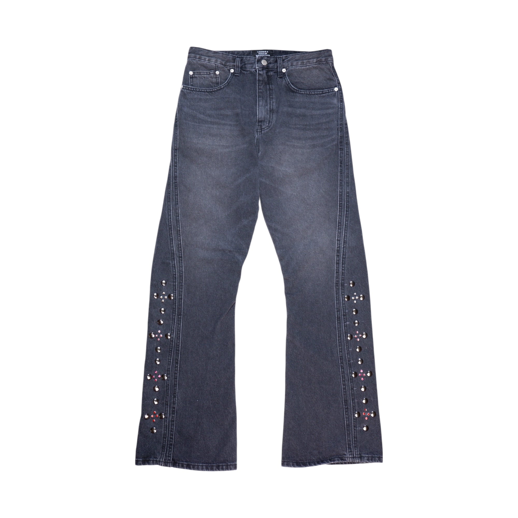STUDS LINE DENIM PANTS