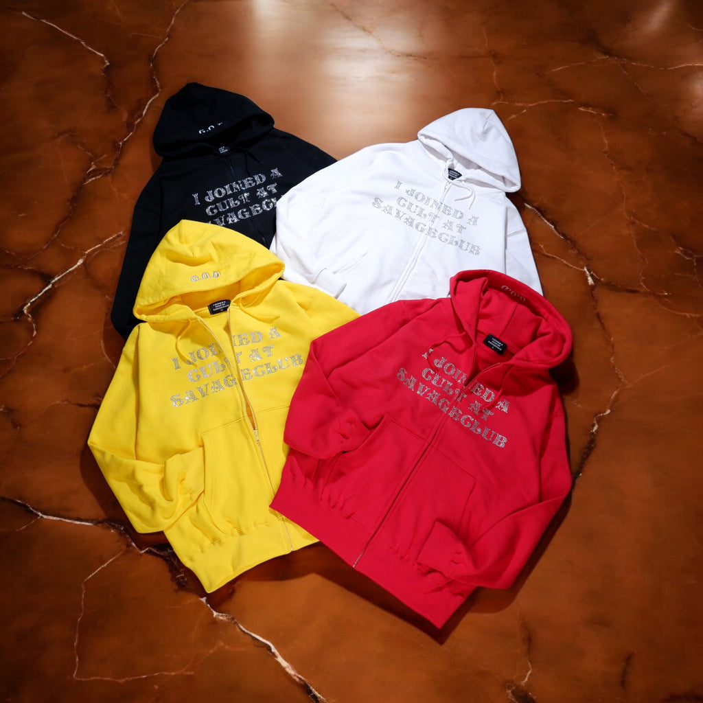 CULT STONE ZIP HOODIE