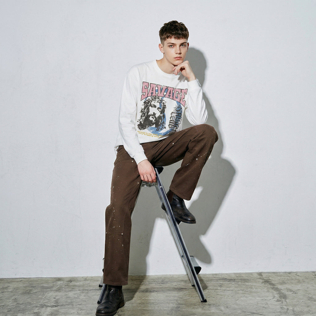 DRIP PAINTER DENIMPANTS