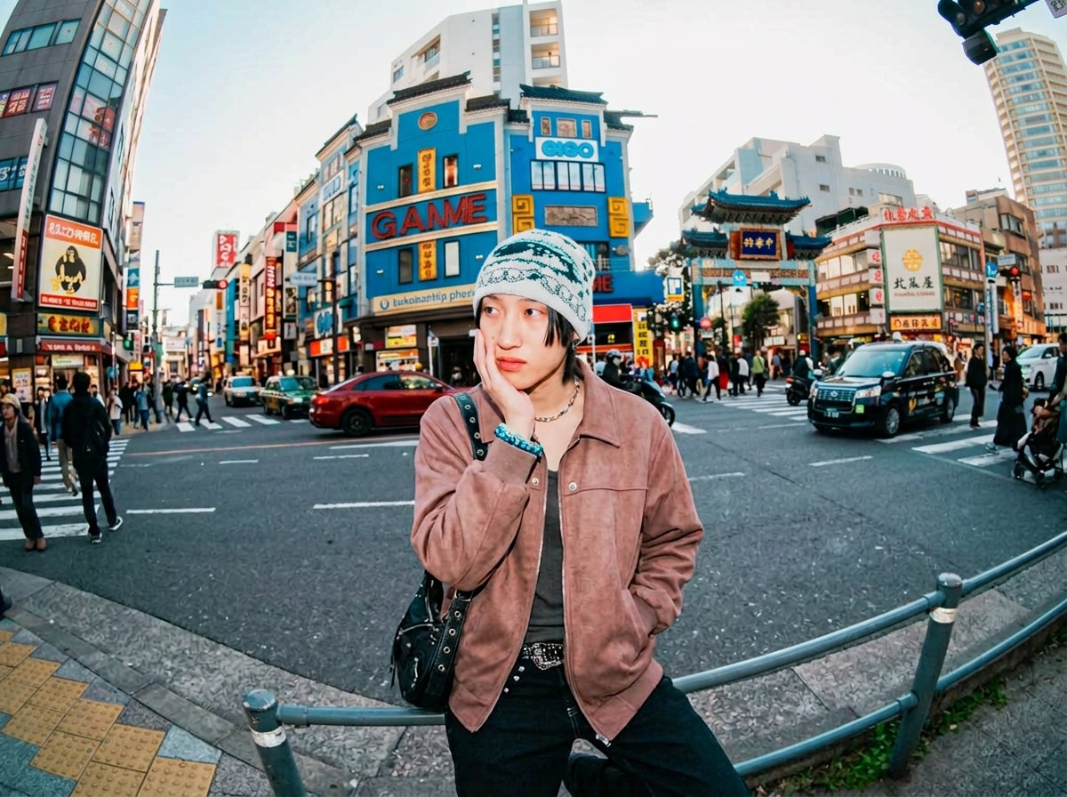 CRACK LEATHER JACKET