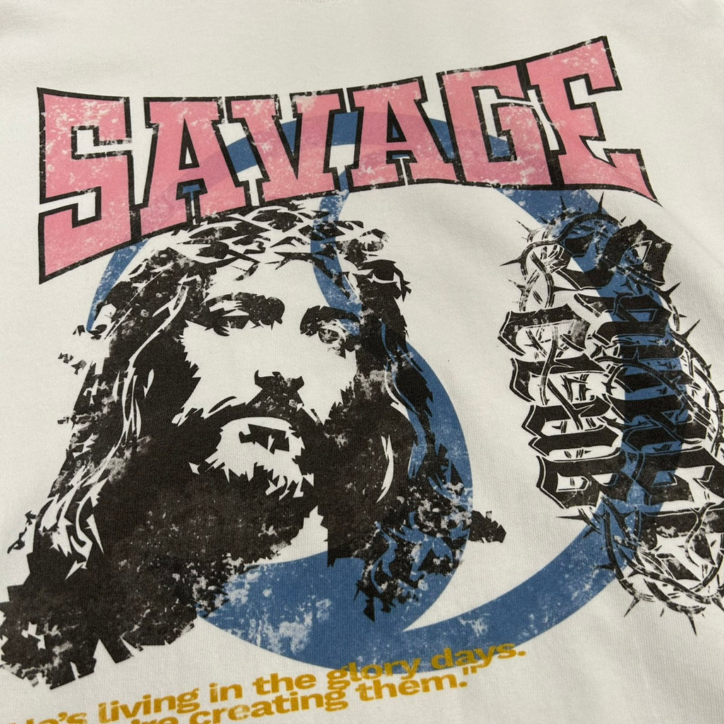 CRACK JESUS L/S TEE