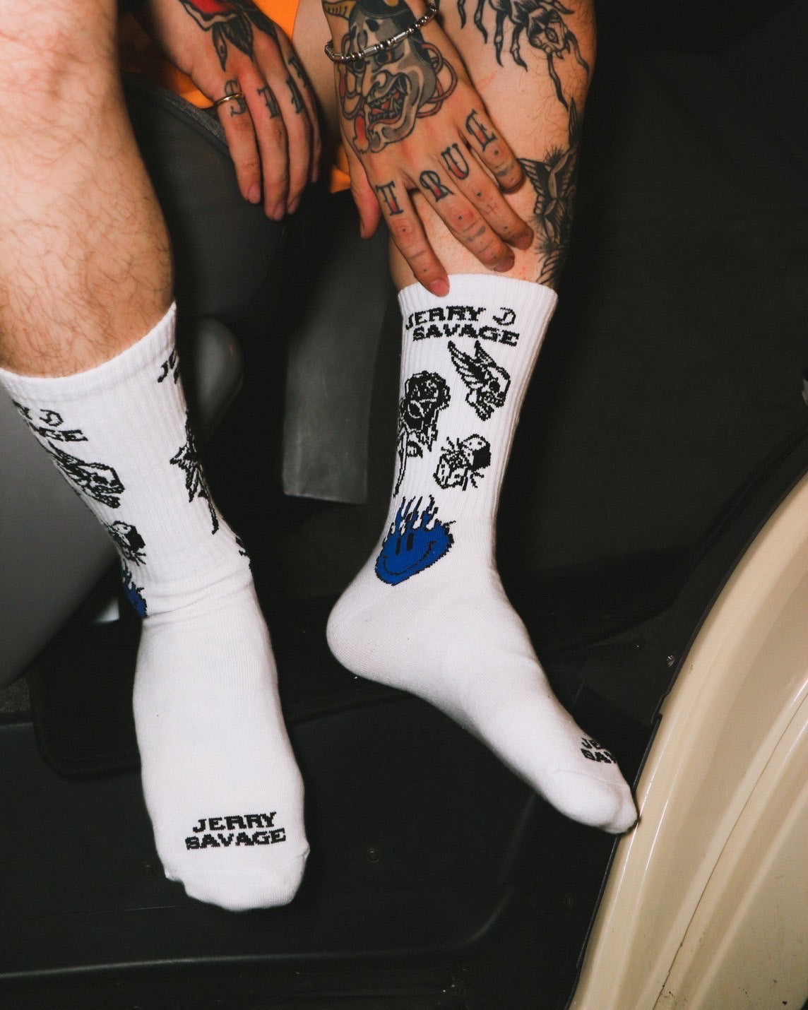 SC×JERRYTRAD SMILE FLASH SOX