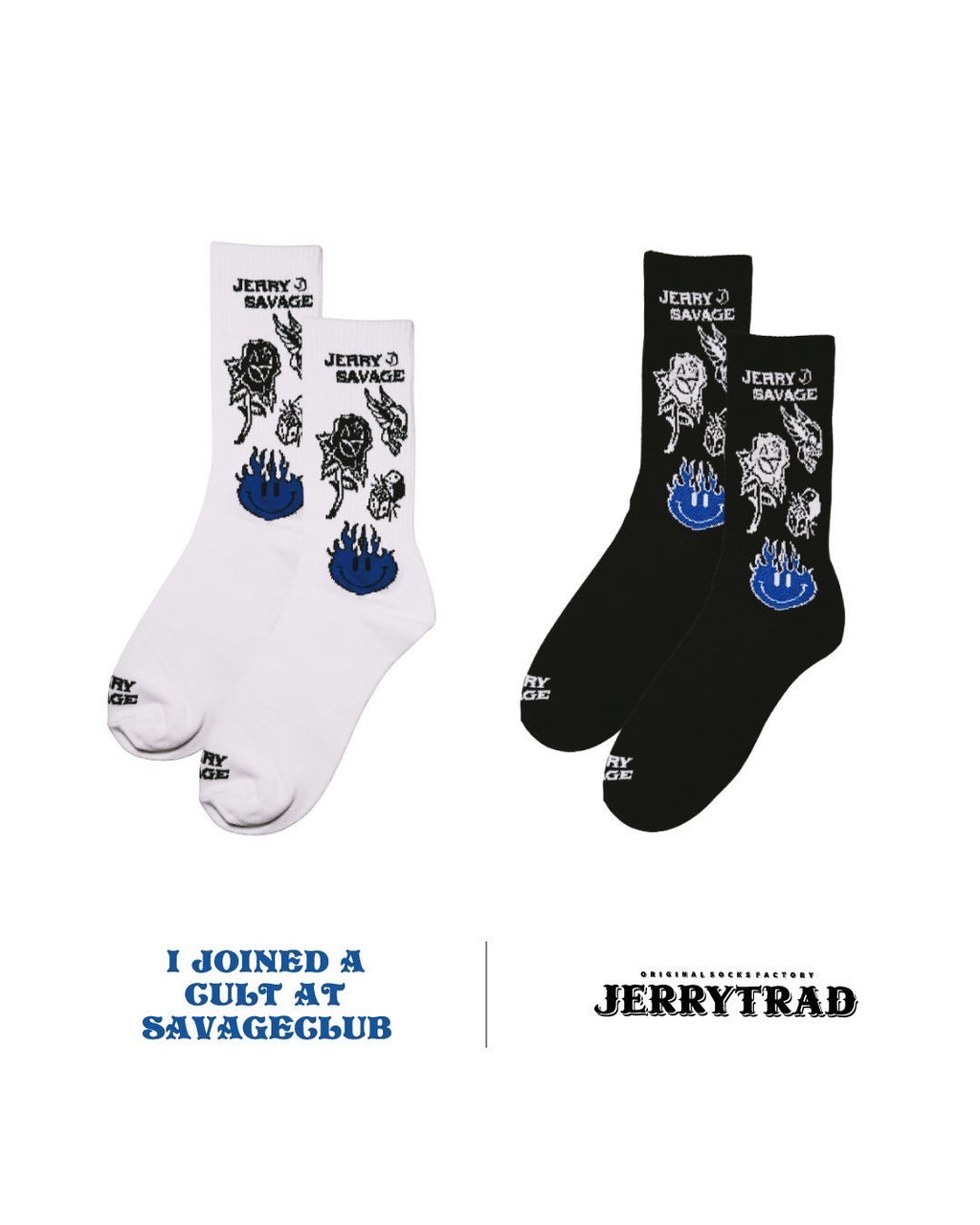 SC×JERRYTRAD SMILE FLASH SOX