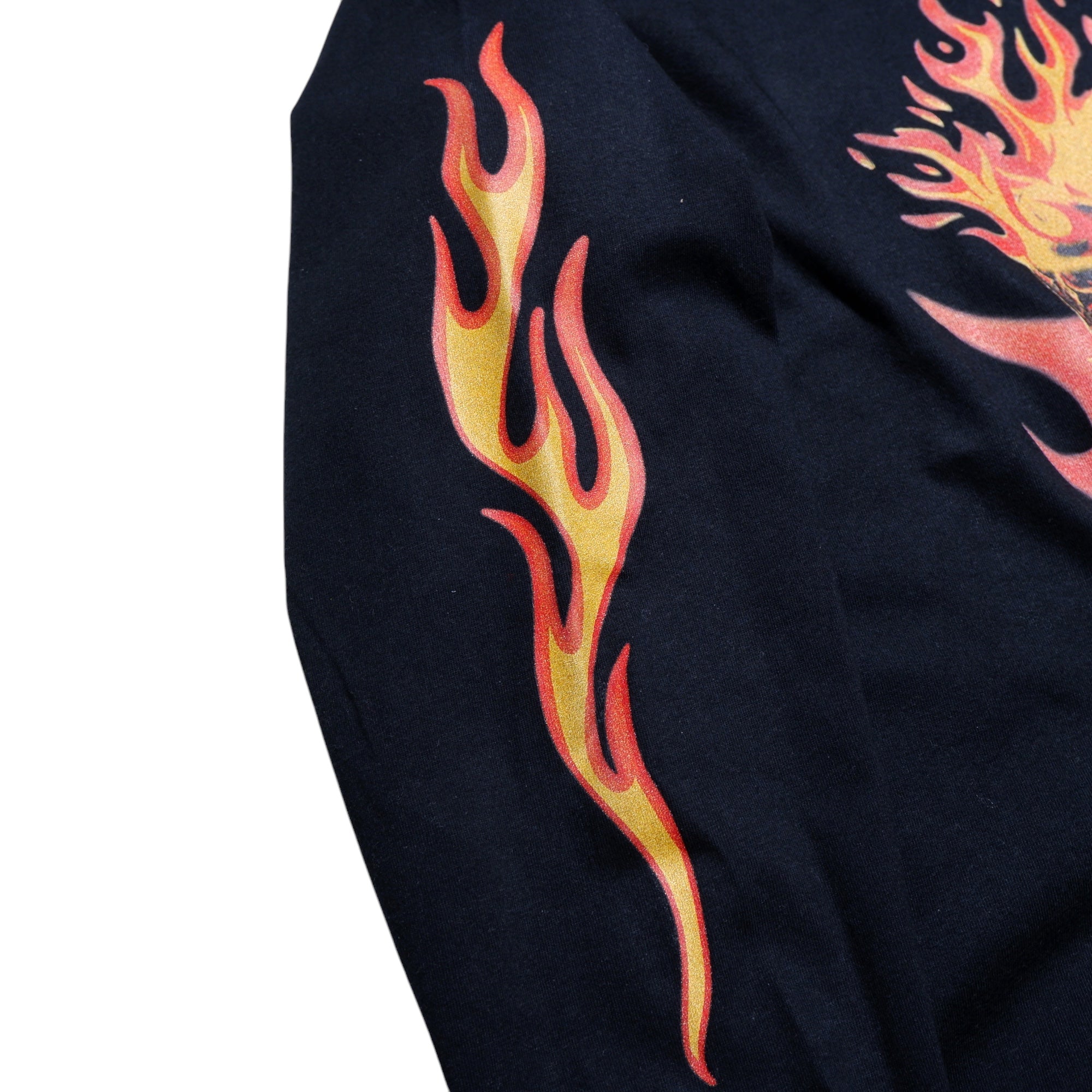 skull flame L/S TEE