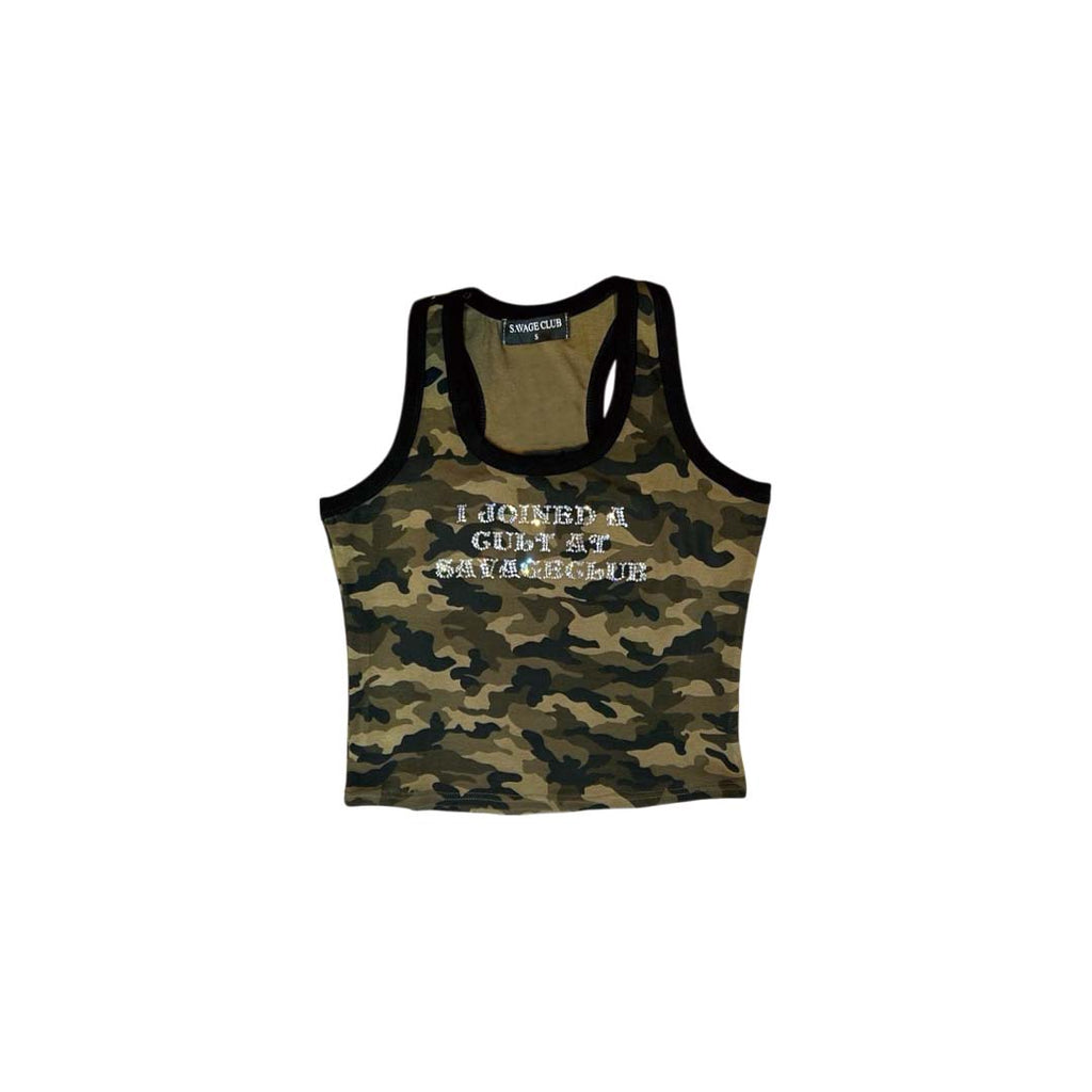 CULT STONE CAMO TANK TOP
