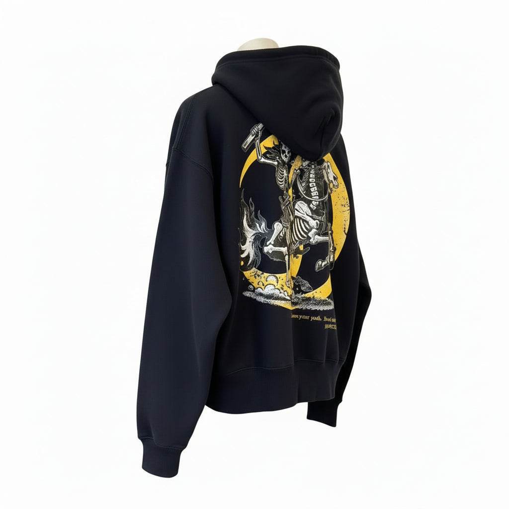 2026 BONE HORSE ZIP HOODIE – SAVAGE CLUB🤤