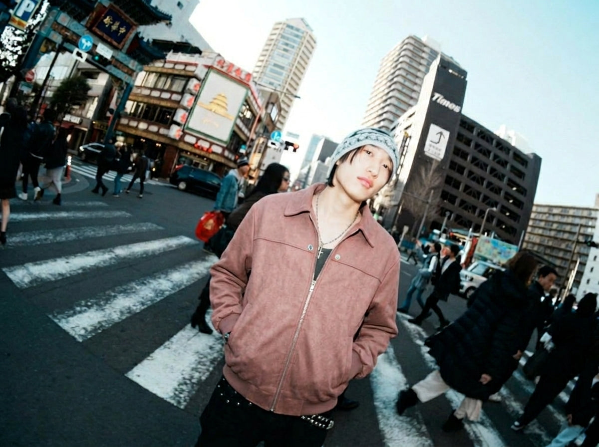 CRACK LEATHER JACKET