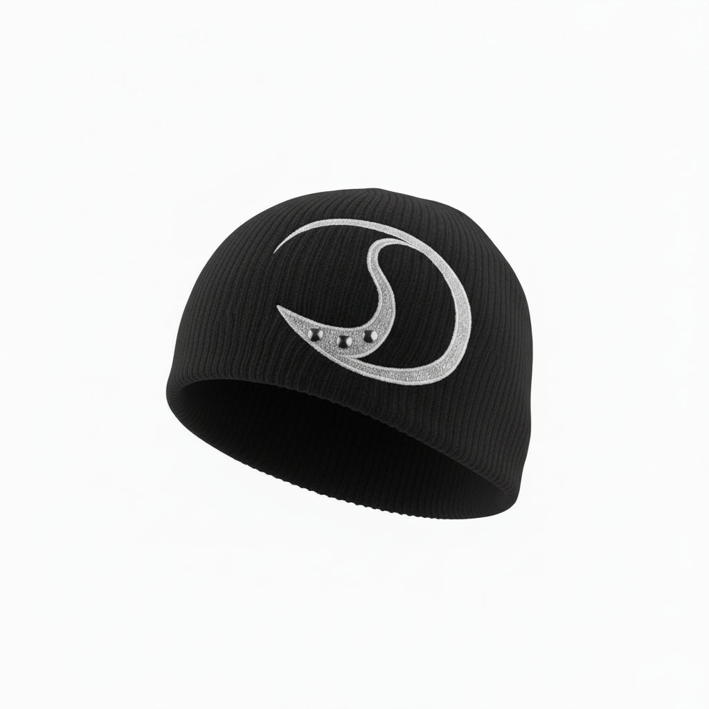 CRACK METALLIC RACE BEANIE