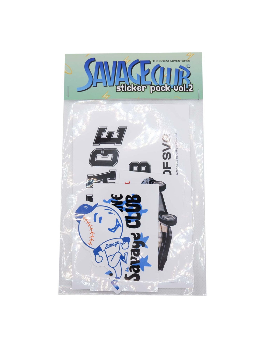 SAVAGE CLUB sticker pack vol.2