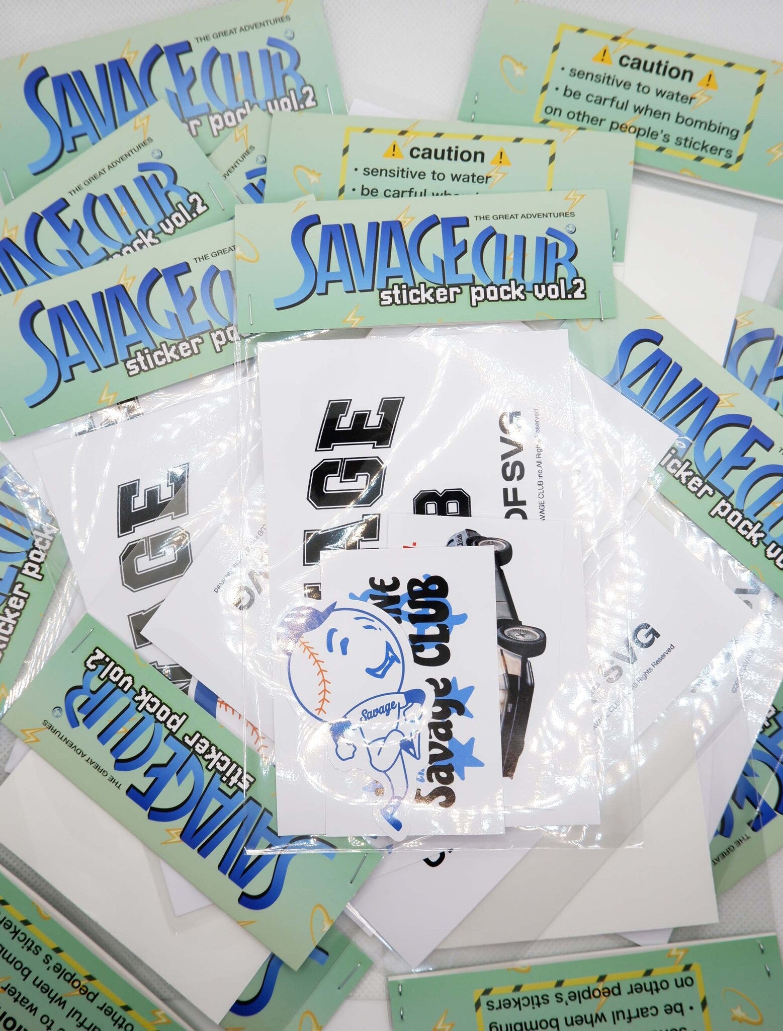 SAVAGE CLUB sticker pack vol.2